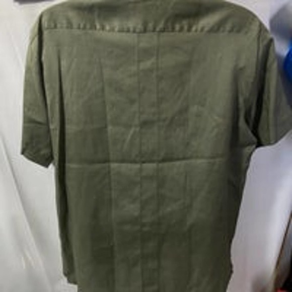 Oscar de La Renta Vintage Men's Shirt Short Sleeve Button Down XL - Panama- - Picture 2 of 11